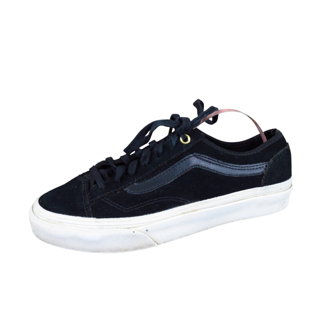 Vans Style 36 Decon SF Women Skate Shoes Size 5.5 Casual Black Suede Canvas